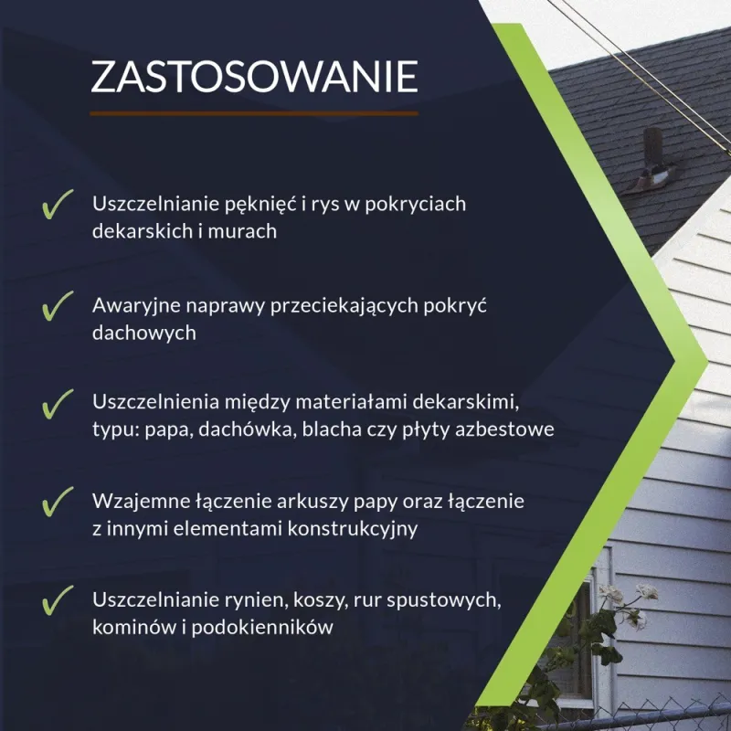 Masa asfaltowa Woda Stop 1kg czarna TYTAN PROFESSIONAL uszczelnianie